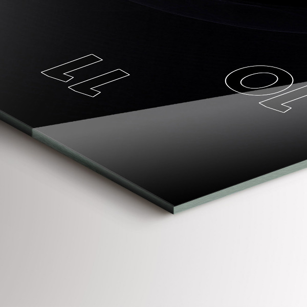 Vertikálne hodiny Fialová abstrakcia