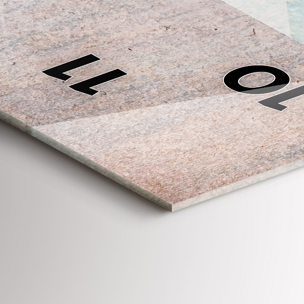 Vertikálne hodiny Trojuholníky abstraktné textúry