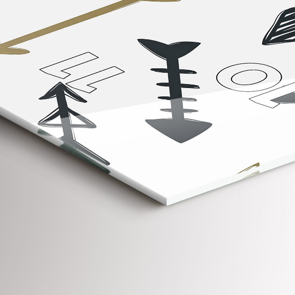 Vertikálne hodiny Geometrický bedrový vzor