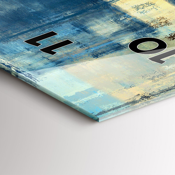 Vertikálne hodiny Farebné pozadie – abstrakcia