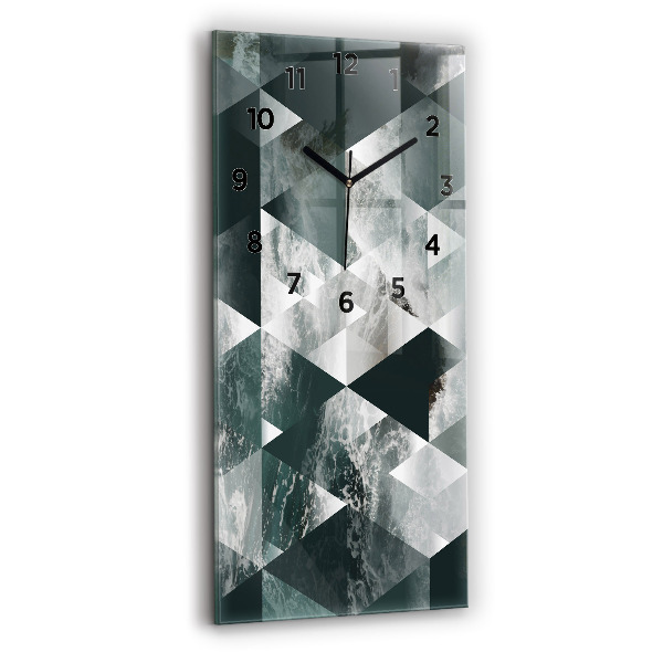 Vertikálne hodiny Abstraktné morské vlny