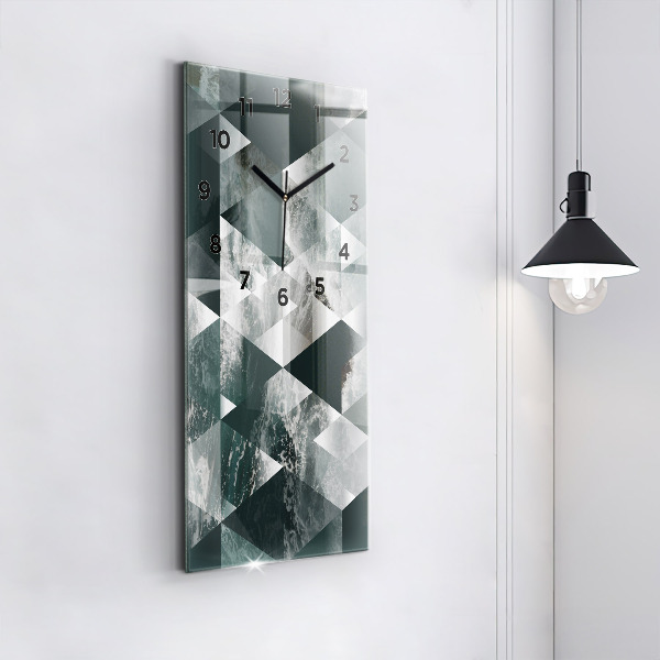 Vertikálne hodiny Abstraktné morské vlny