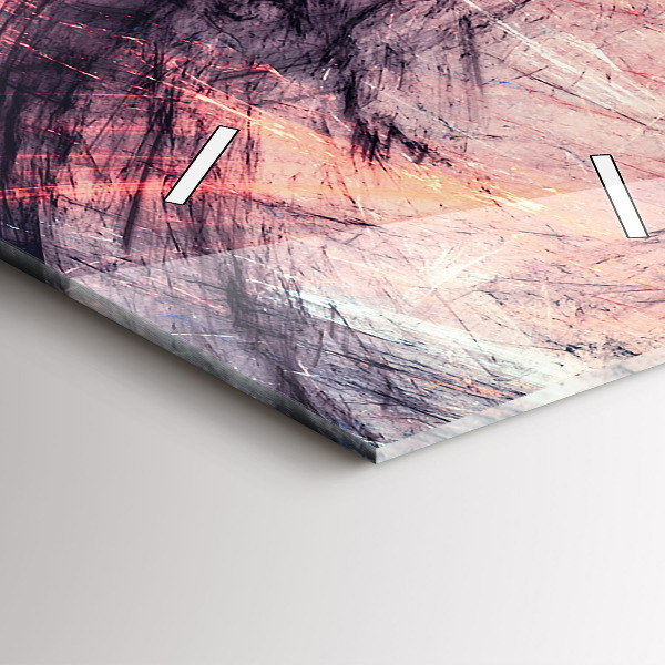 Vertikálne hodiny Abstraktný obraz