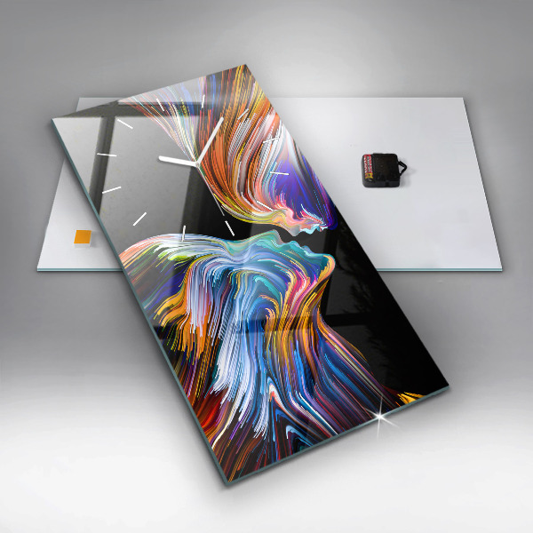 Vertikálne hodiny Emocionálne umenie