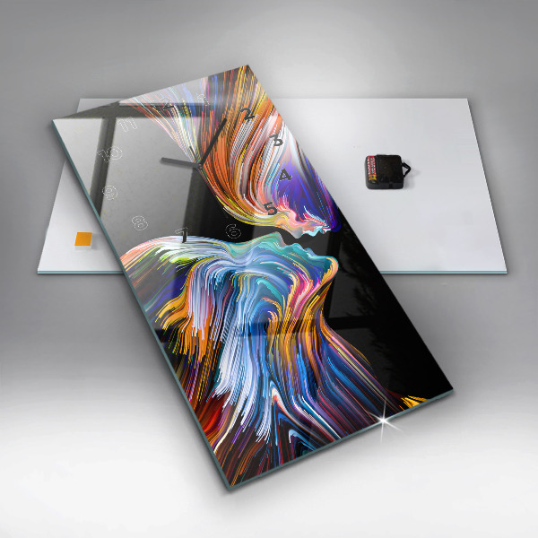 Vertikálne hodiny Emocionálne umenie