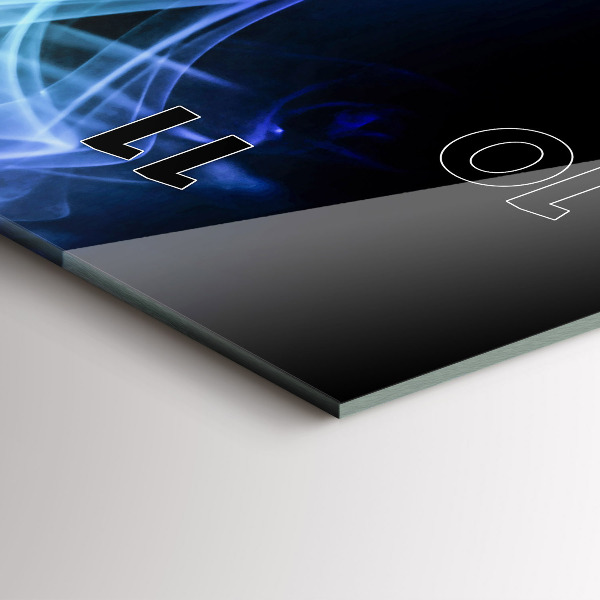 Vertikálne hodiny Abstraktné farebné čiary