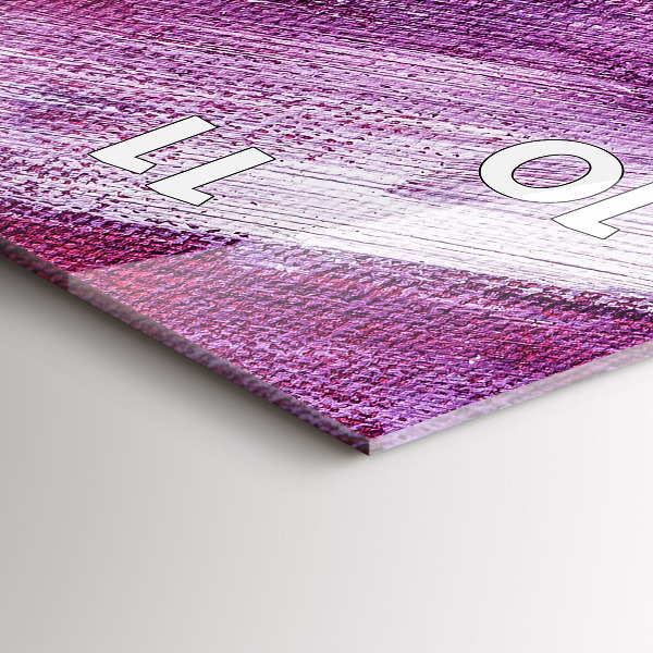 Vertikálne hodiny Textúra s akrylovou farbou