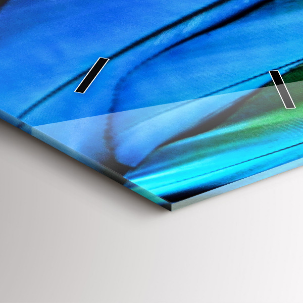 Vertikálne hodiny Farebné vtáčie krídla