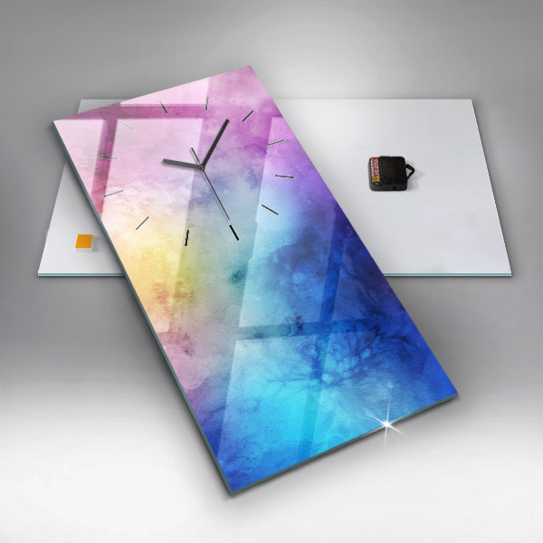 Vertikálne hodiny Farebné škvrny