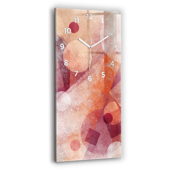 Vertikálne hodiny Geometrická abstrakcia