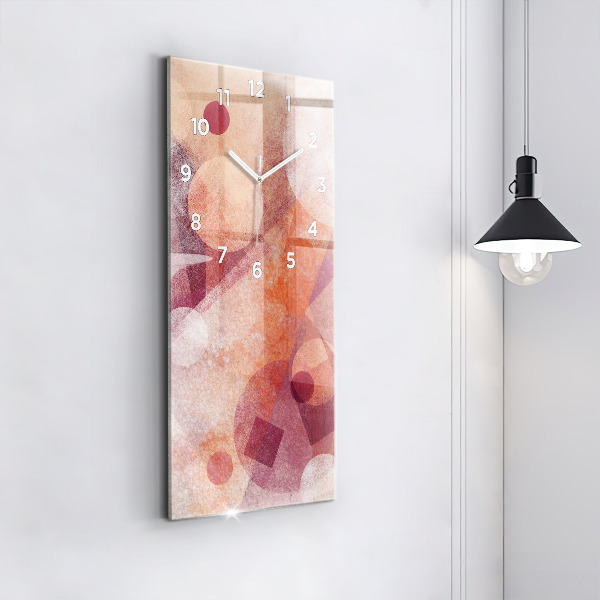 Vertikálne hodiny Geometrická abstrakcia