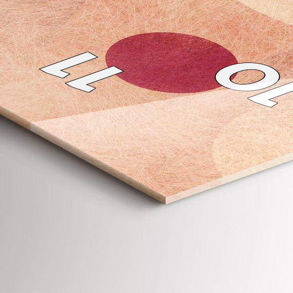 Vertikálne hodiny Geometrická abstrakcia