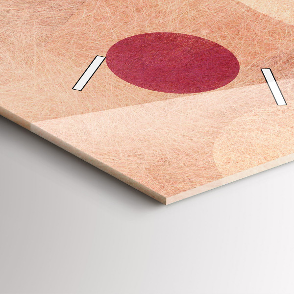 Vertikálne hodiny Geometrická abstrakcia