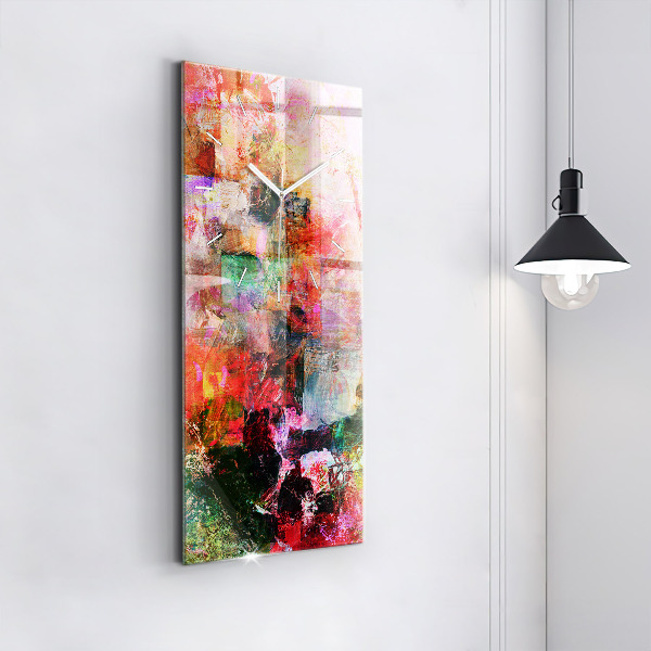 Vertikálne hodiny Abstraktná kompozícia