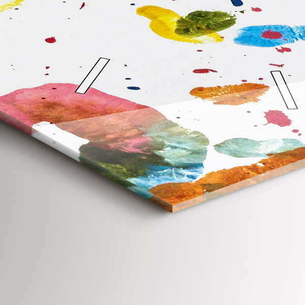 Vertikálne hodiny Odtlačky detských rúk