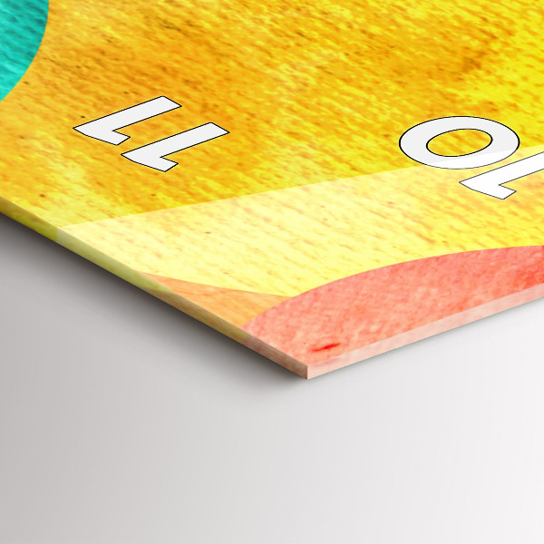 Vertikálne hodiny Abstraktné kruhy