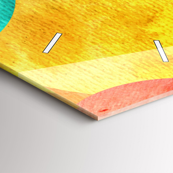 Vertikálne hodiny Abstraktné kruhy