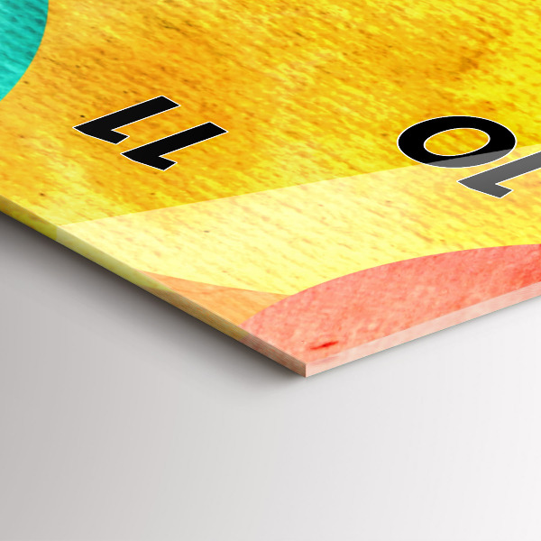 Vertikálne hodiny Abstraktné kruhy