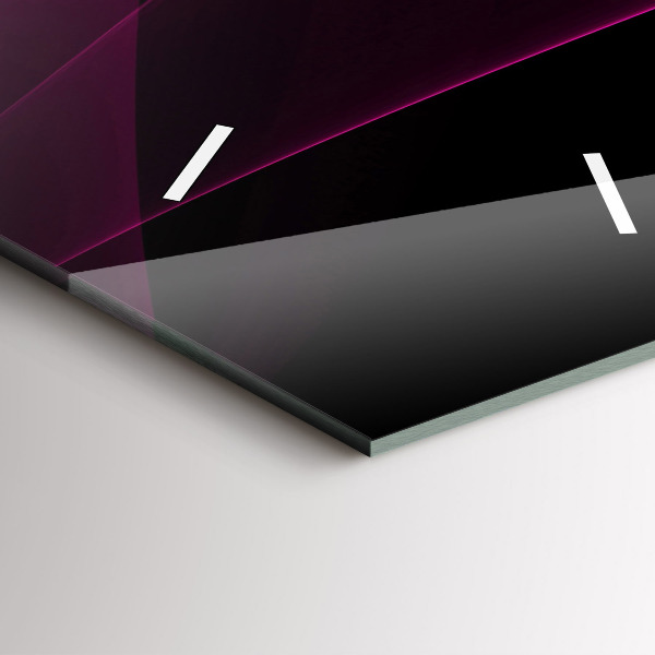 Vertikálne hodiny Ružová abstrakcia