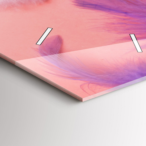 Vertikálne hodiny Farebné perie