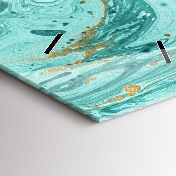 Vertikálne hodiny Textúra mramoru