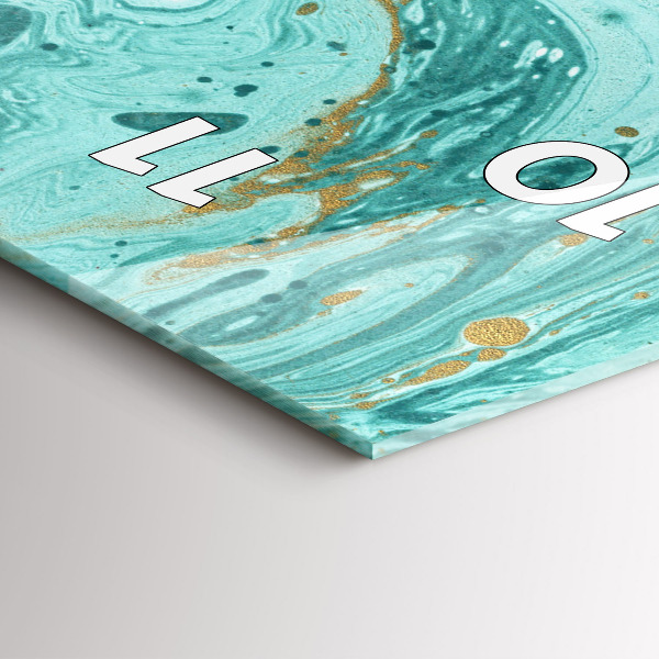 Vertikálne hodiny Textúra mramoru