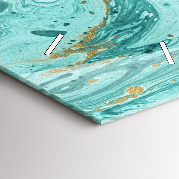 Vertikálne hodiny Textúra mramoru