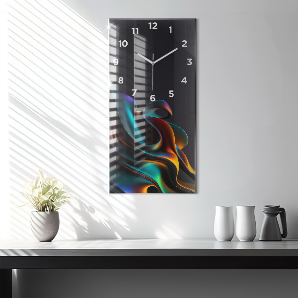 Vertikálne hodiny Futuristická vlna