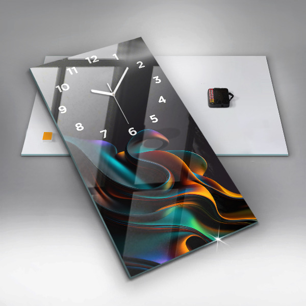 Vertikálne hodiny Futuristická vlna