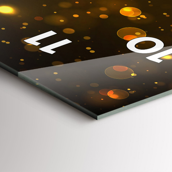 Vertikálne hodiny Zlatý peľ