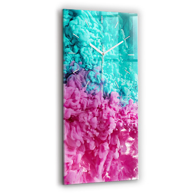 Vertikálne hodiny Moderné umenie – škvrny