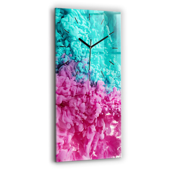 Vertikálne hodiny Moderné umenie – škvrny