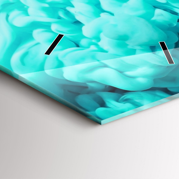 Vertikálne hodiny Moderné umenie – škvrny