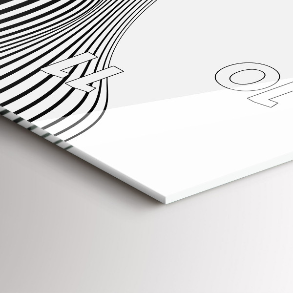 Vertikálne hodiny Čiernobiele umenie