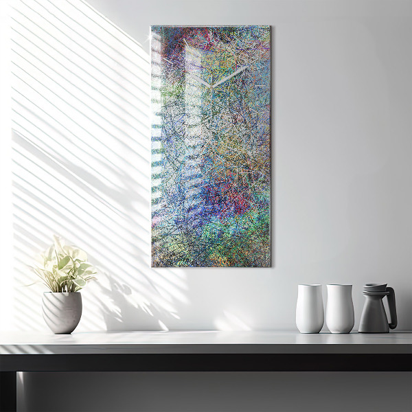 Vertikálne hodiny Abstrakcia - Emócie