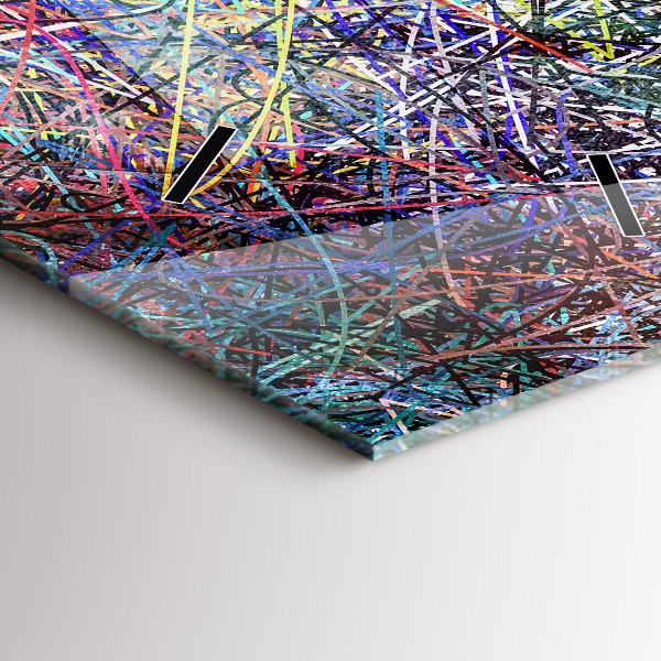 Vertikálne hodiny Abstrakcia - Emócie