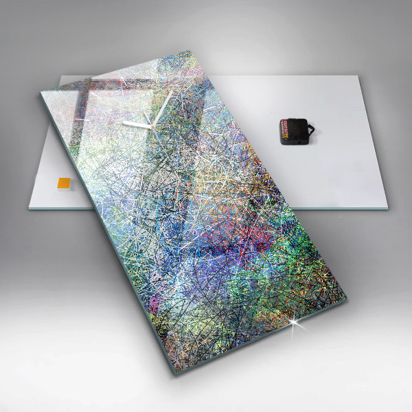 Vertikálne hodiny Abstrakcia - Emócie