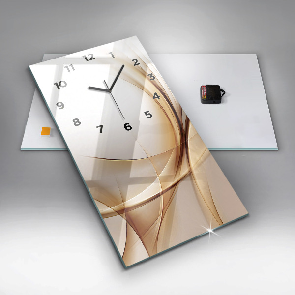 Vertikálne hodiny Zlatá abstrakcia