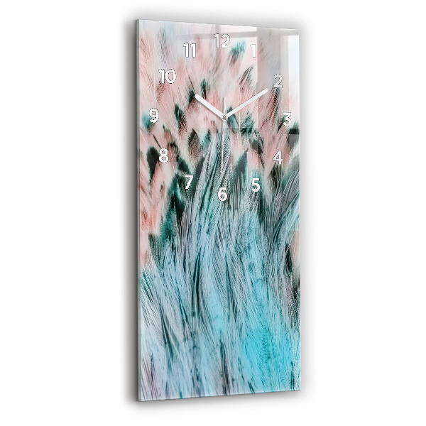 Vertikálne hodiny Farebné perie