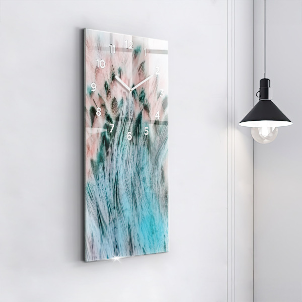 Vertikálne hodiny Farebné perie