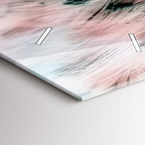 Vertikálne hodiny Farebné perie