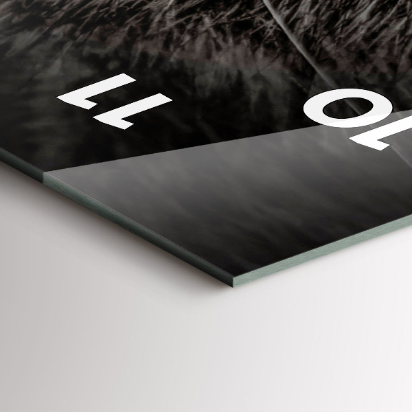 Vertikálne hodiny Škótsky pes a mačka