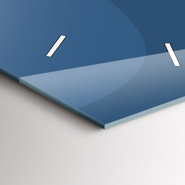 Vertikálne hodiny Modré vlny