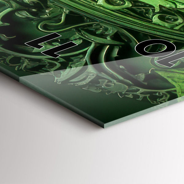 Vertikálne hodiny Zelený mechanizmus