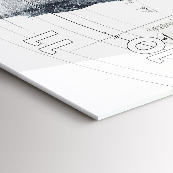 Vertikálne hodiny Kreslené hory