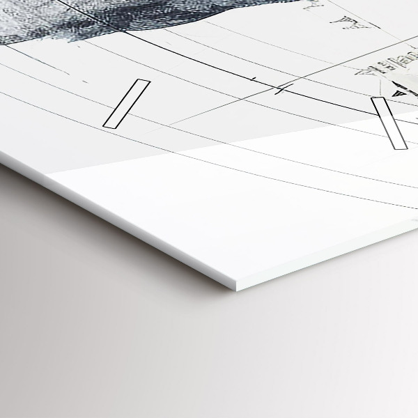 Vertikálne hodiny Kreslené hory