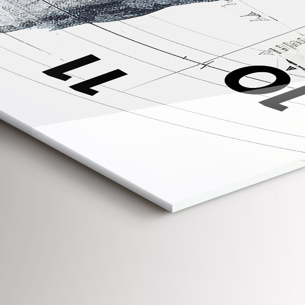 Vertikálne hodiny Kreslené hory