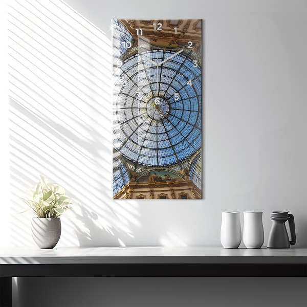 Vertikálne hodiny Nákupné centrum v Miláne