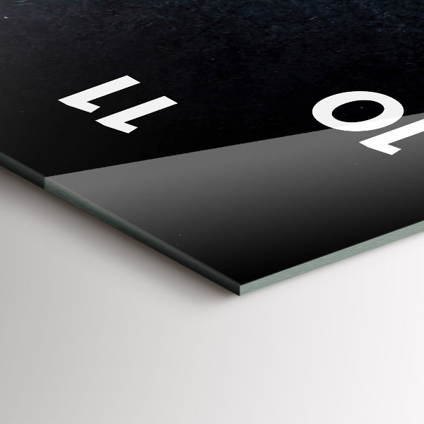 Vertikálne hodiny Zelenina