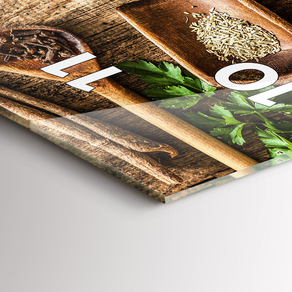 Vertikálne hodiny Lyžice korenia